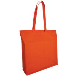 Cotton Bag Lang Hengsel en Souffle Oranje acc. Oranje