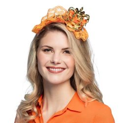 Oranje tiara kroon model Koningin - deoranjeartikelenshop