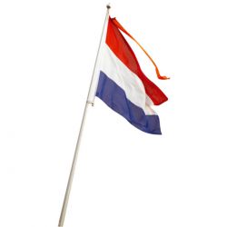 Nederlandse Vlag Rood-Wit-Blauw afmeting 90x60cm.