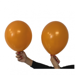 Oranje ballonnen diameter 33 cm, per 50 stuks verpakt  - DEORANJEARTIKELENSHOP