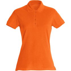 Oranje Basic Polo Ladies-Maat L