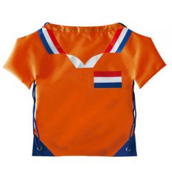 Rugzak in vorm van Oranje T-shirt 