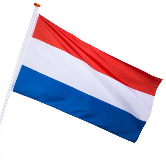 Nederlandse vlag ROOD-WIT-BLAUW - deoranjeartikelenshop