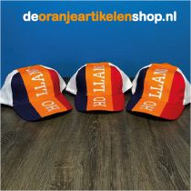 Oranje Holland Baseball Cap met Rood Wit Blauw - deoranjeartikelenshop